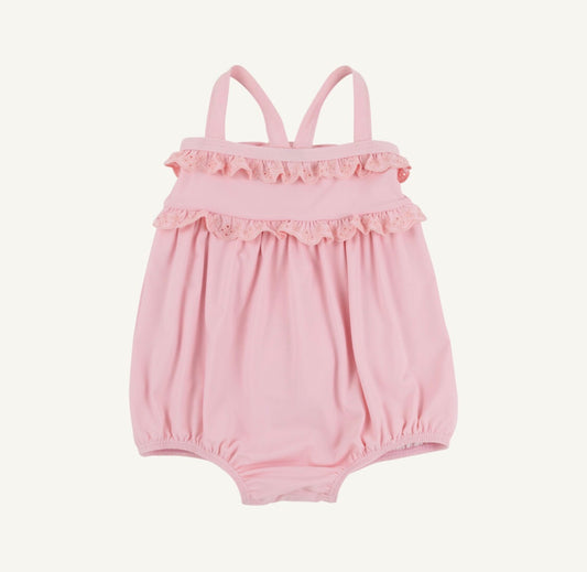 TBBC | St. Bart's Bubble Bathing Suit - Palm Beach Pink