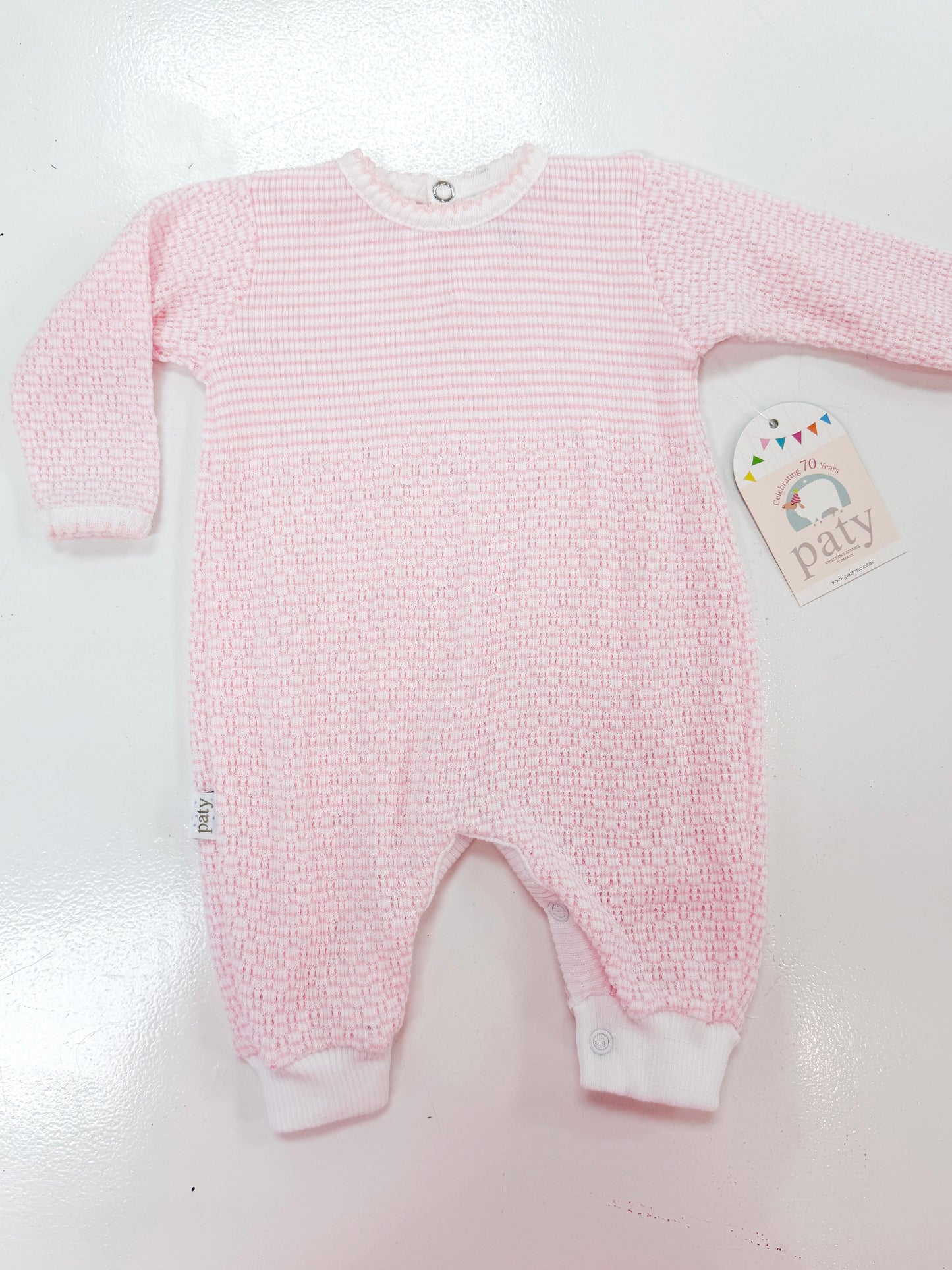 Paty | LS Romper - Pink