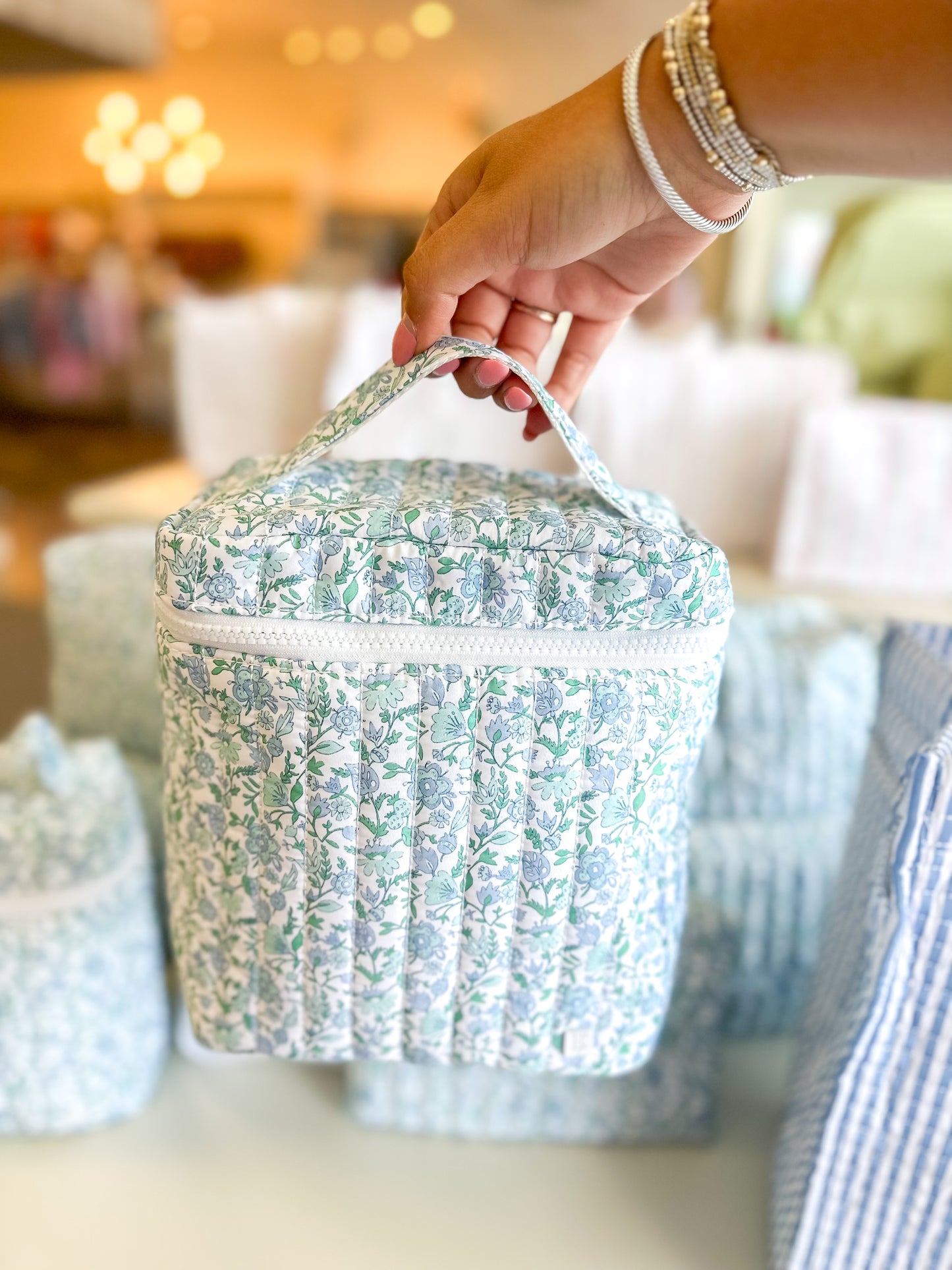 TRVL | Quilted Go Go Insulated Bag - Hamptons Floral