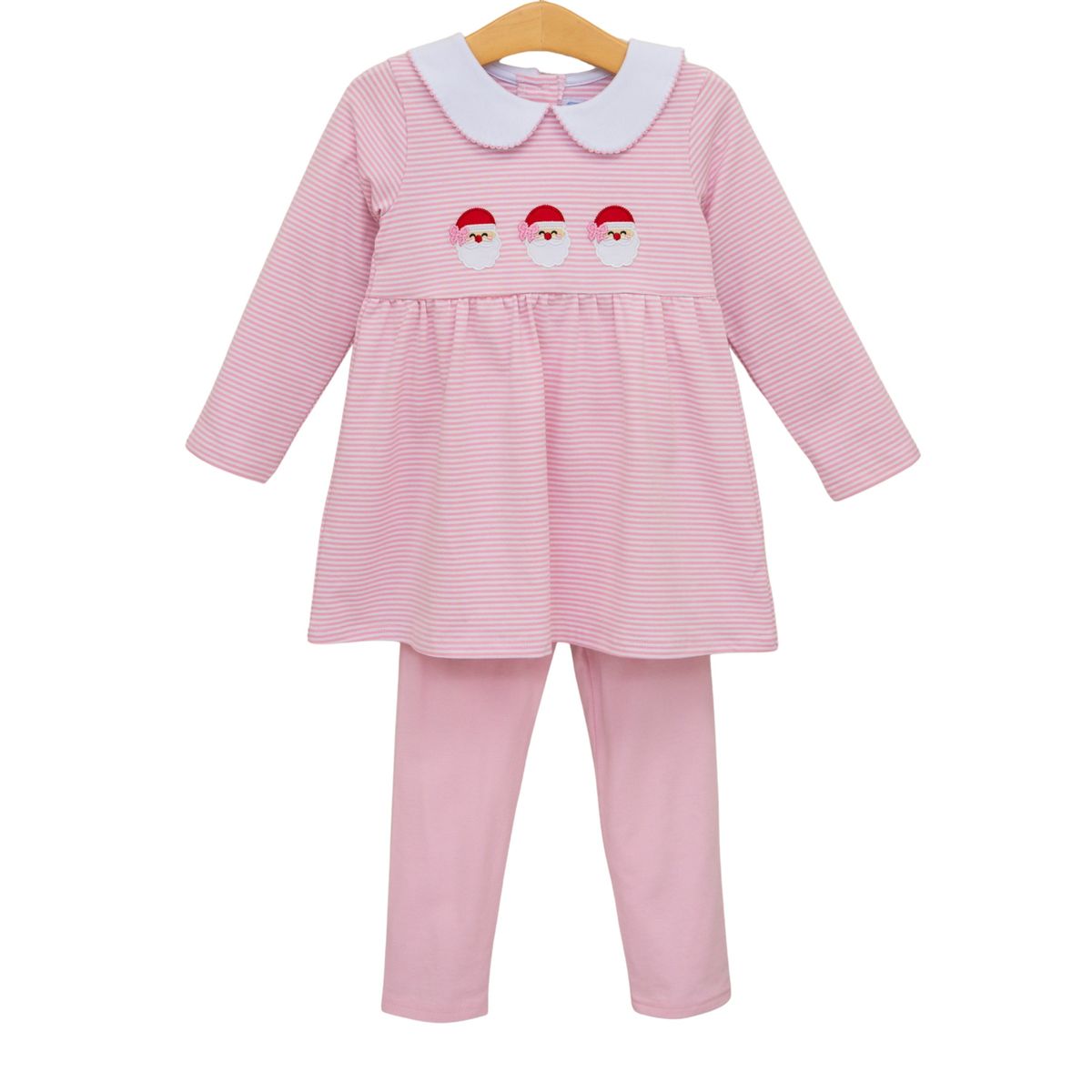 Trotter Street | Pink Santa Trio Pant Set