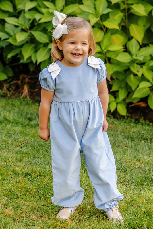 TBBC - Ryleigh Romper Corduroy Beale St Blue/Pearl