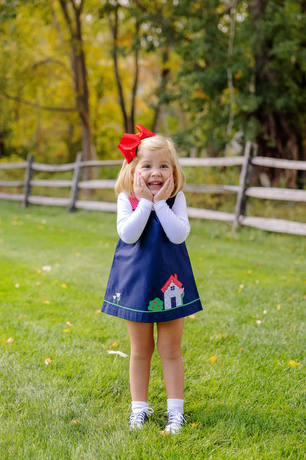 TBBC - Jillian Jumper Set Nantucket Navy/Red/House