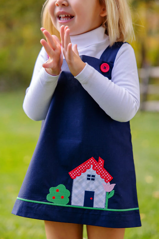 TBBC - Jillian Jumper Set Nantucket Navy/Red/House