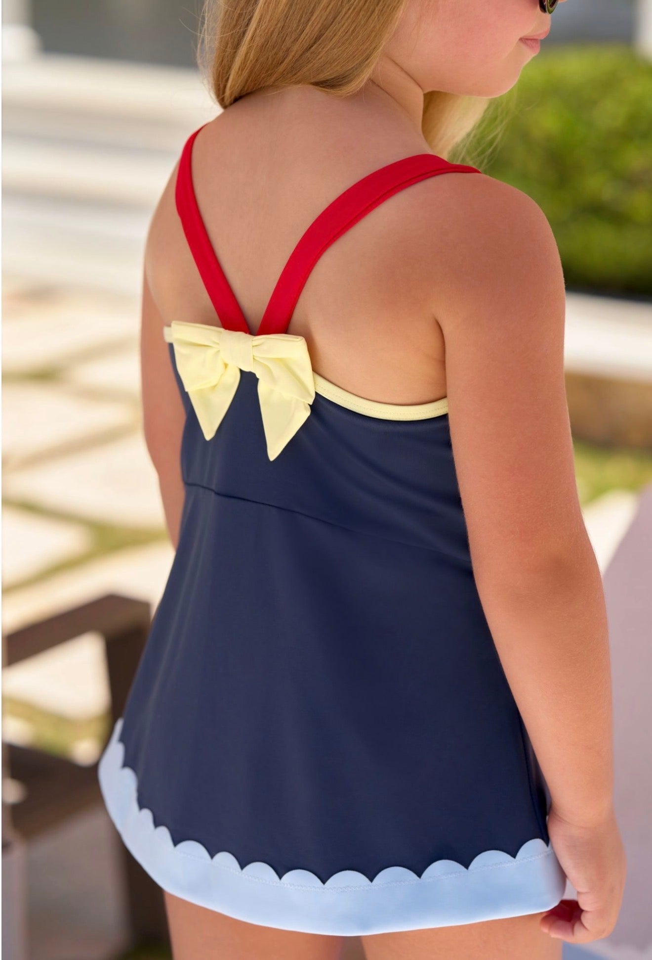 TBBC | Stratford Scallop Swimsuit - Nantucket Navy