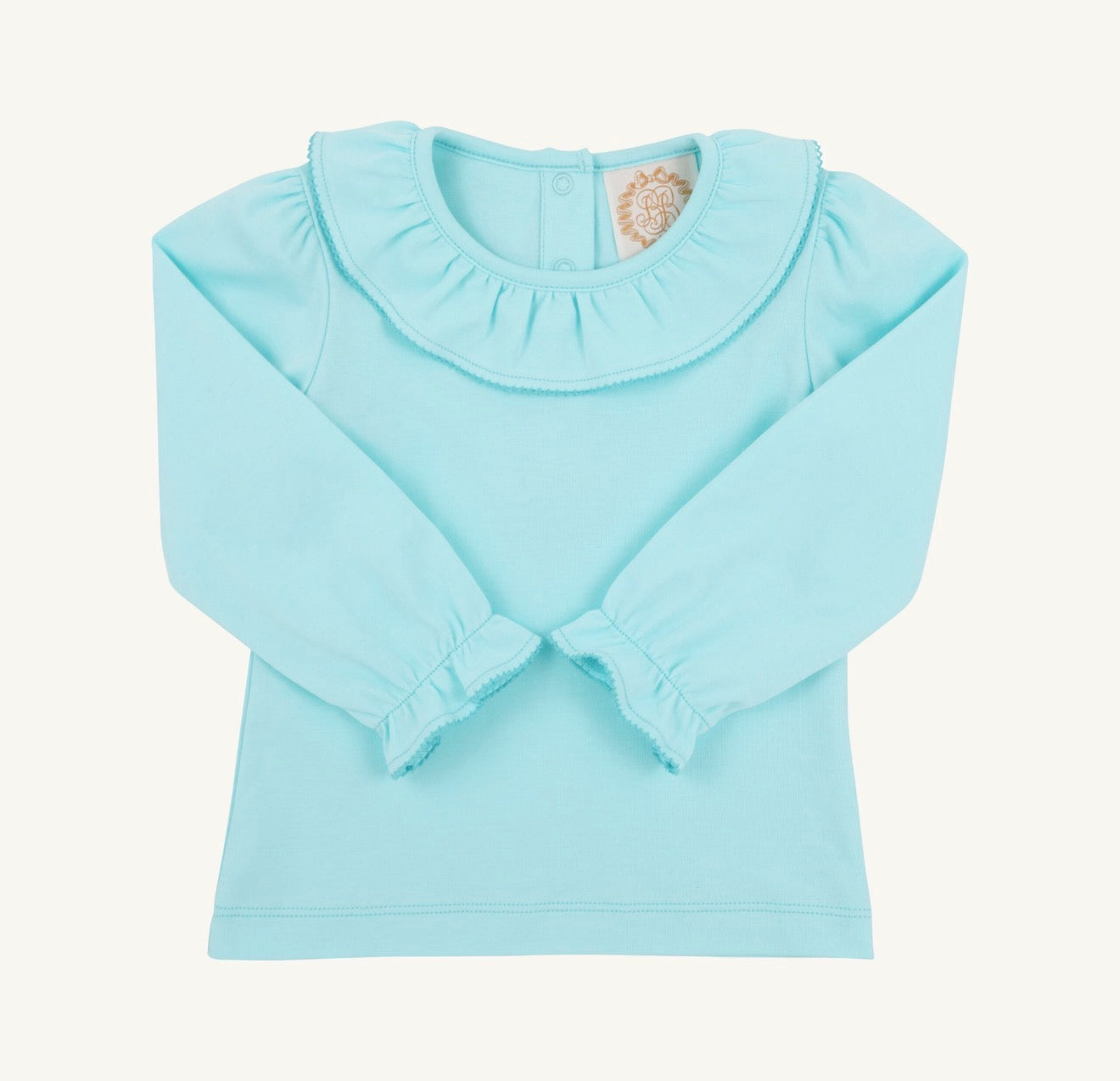 TBBC | Ramona Ruffle Shirt - Edisto Egg Blue