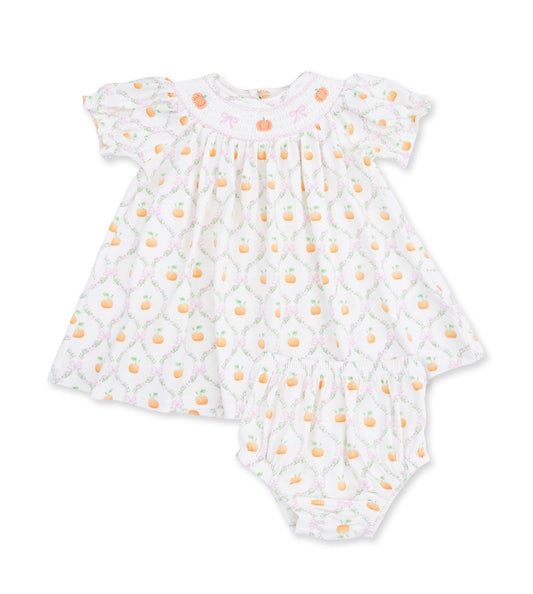 Angel Dear | Pretty Pumpkins Trellis Bloomer Set