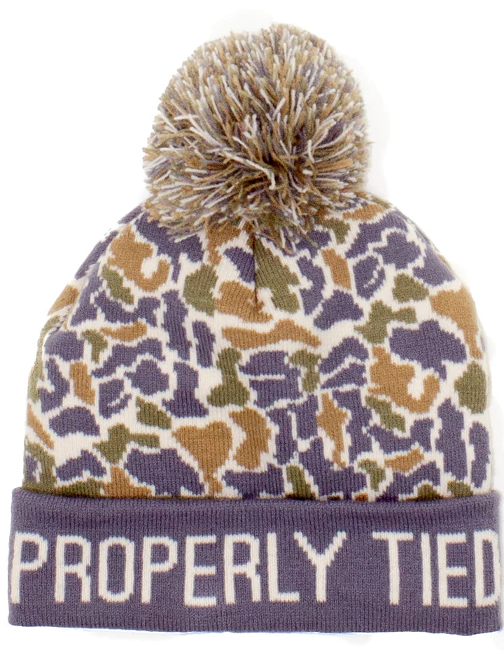 Properly Tied | Breck Beanie Field Camo