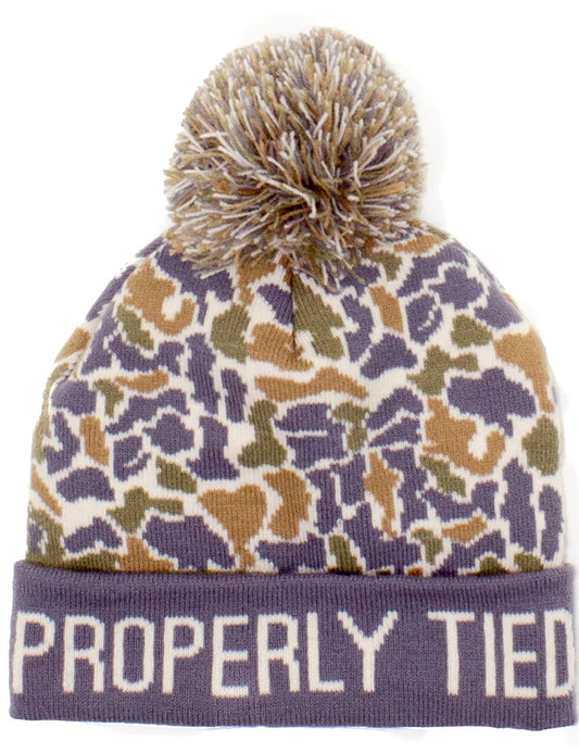 Properly Tied | Breck Beanie Field Camo