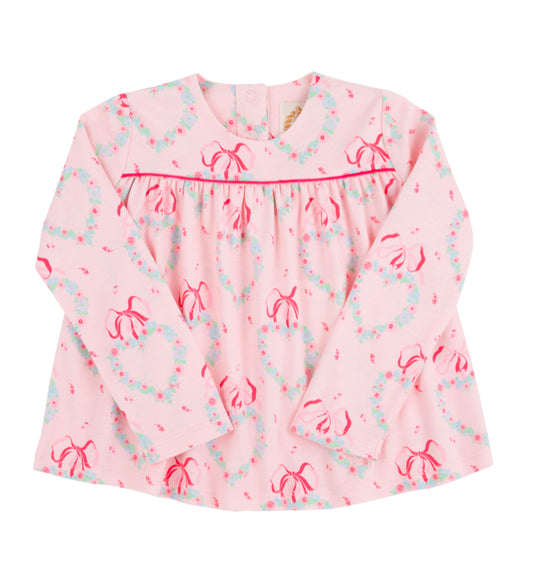 TBBC - Long Sleeve Dowell Day Top - Fancy Like Foral/Pink Punch