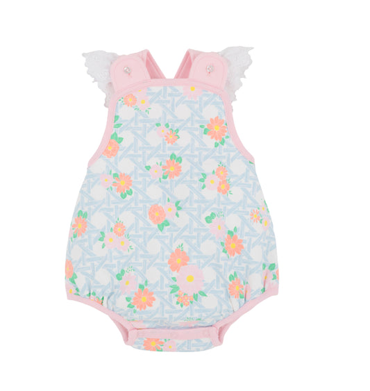 TBBC - Saylor Sunsuit - Cayman Island Cane/PB Pink