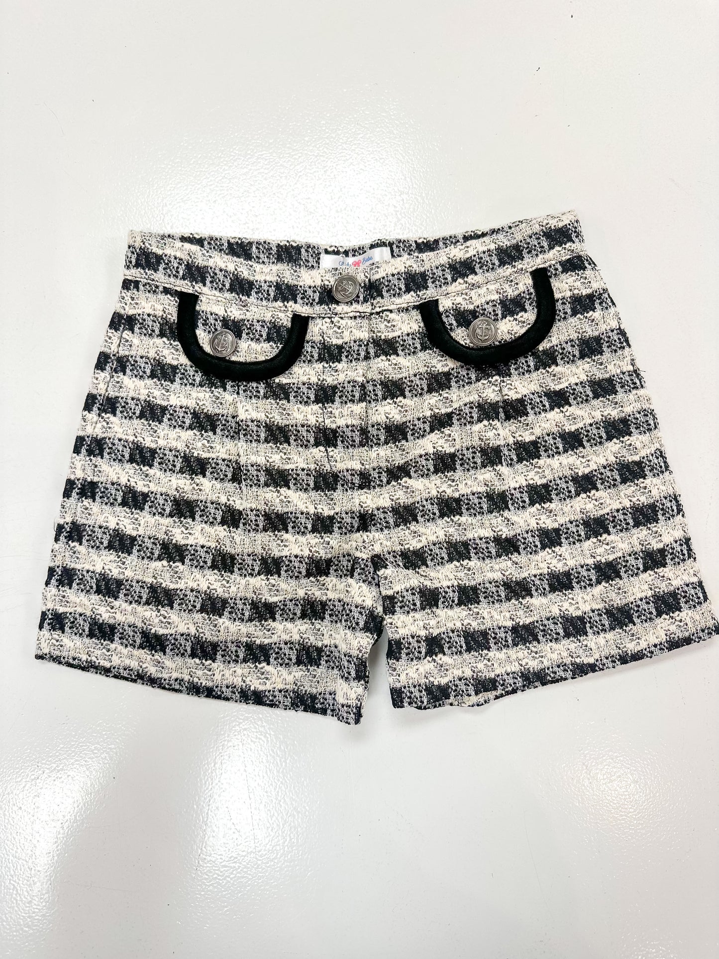 Lulu Bebe | Black Tweed Shorts