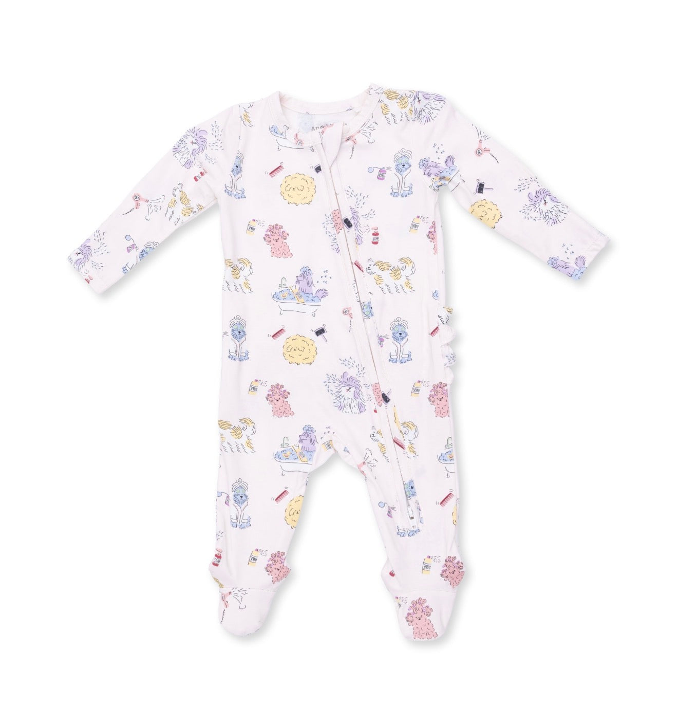 Angel Dear | Spa Dogs 2 Way Zipper Ruffle Footie