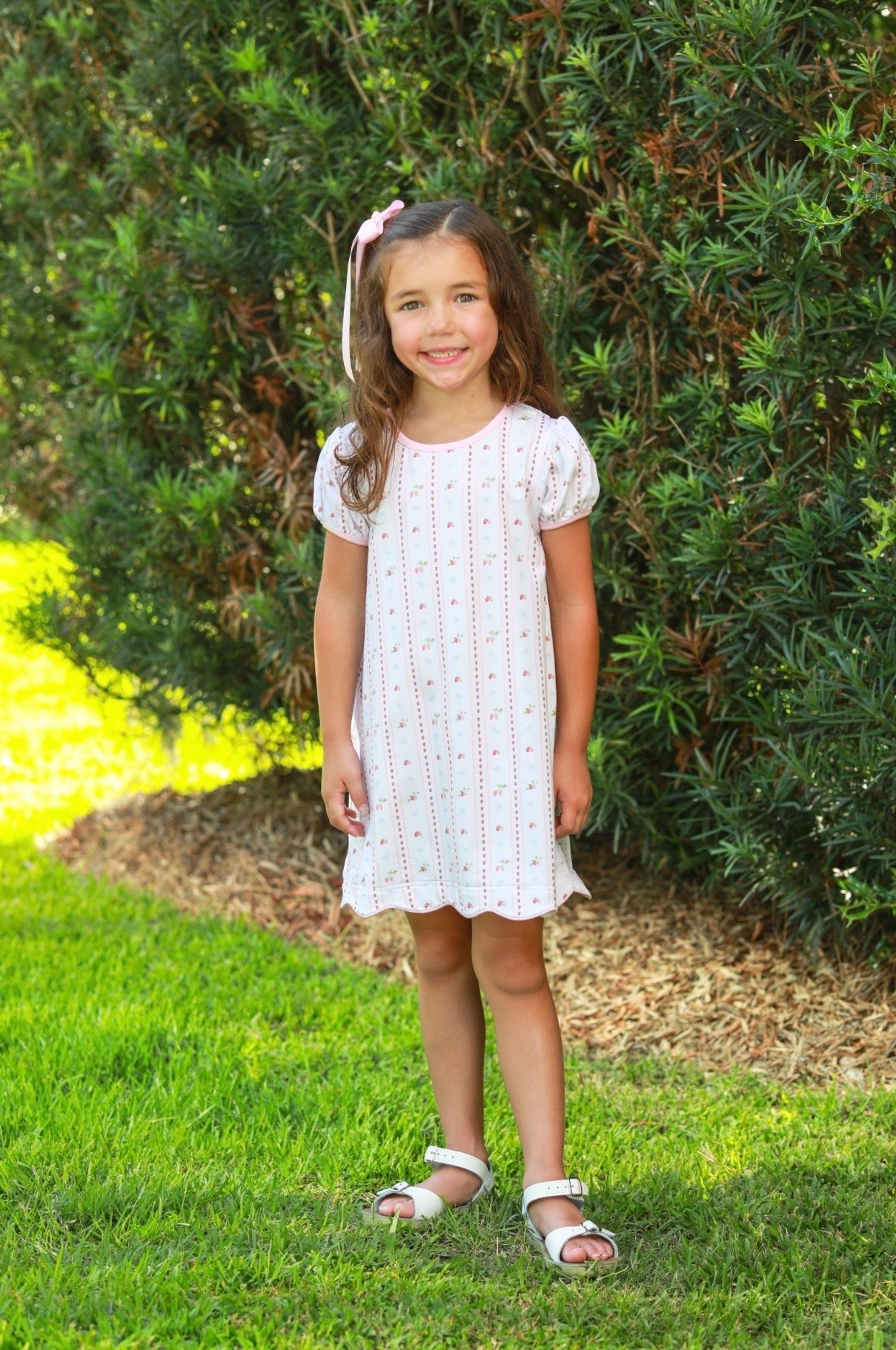 Trotter Street | Berry Sweet Scalloped Dress