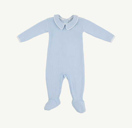 TBBC | Rock Me Romper Ribbed - Buckhead Blue