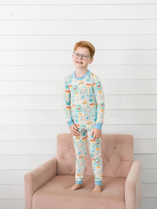Poppy Kids | Blue Little Learner PJ Set