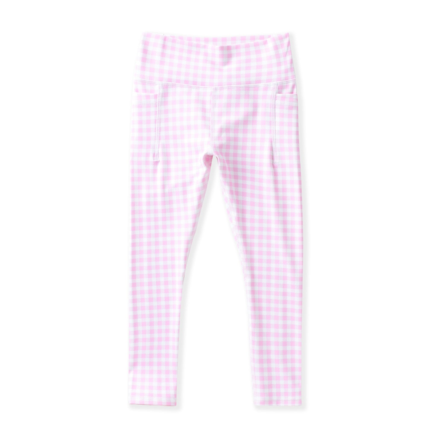 Swoon | Pink Gingham Active Leggings