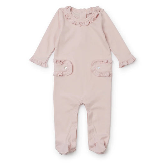 Lila & Hayes | Lucy Pima Cotton Romper - Light Pink