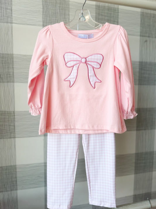 City Beautiful | Bow Girl Pant Set