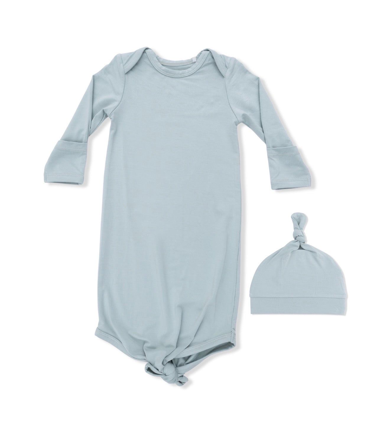 Angel Dear | Solid Jadeite Knotted Gown & Hat