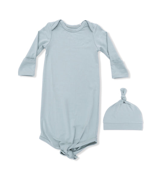 Angel Dear | Solid Jadeite Knotted Gown & Hat