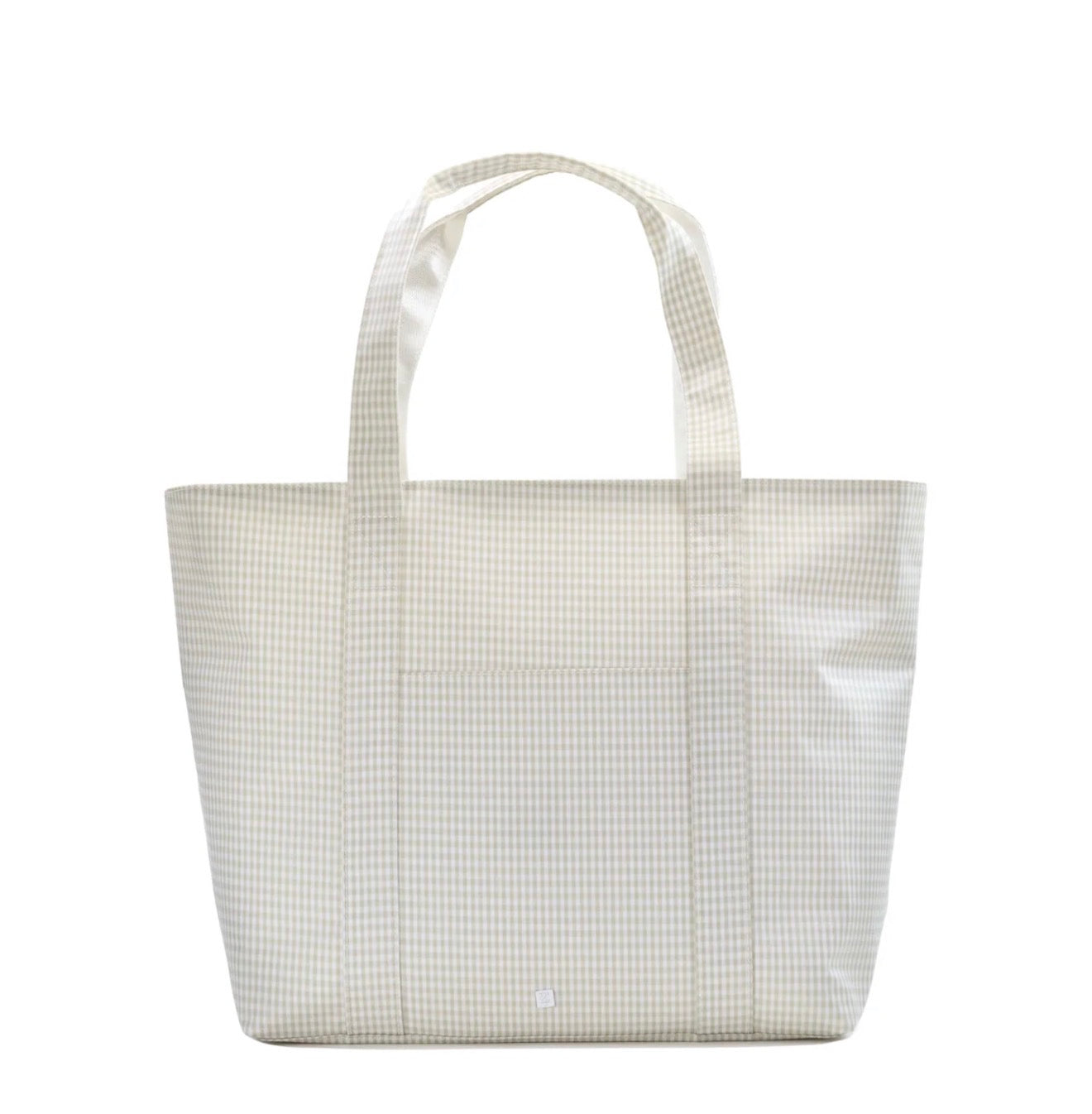 TRVL | Jumbo Tote - Gingham Pearl Grey