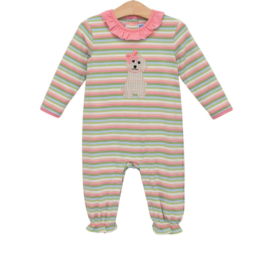Trotter Street | Puppy Ruffle Romper