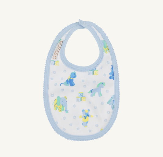 TBBC | Burp Me Bib - Cuddle Up Cutie/Buckhead Blue