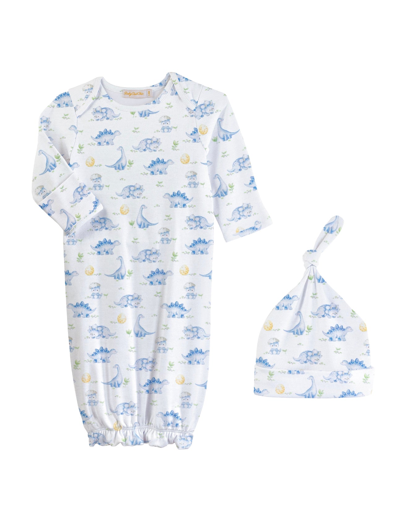 Baby Club Chic | Cute Dinos Gown & Hat Set
