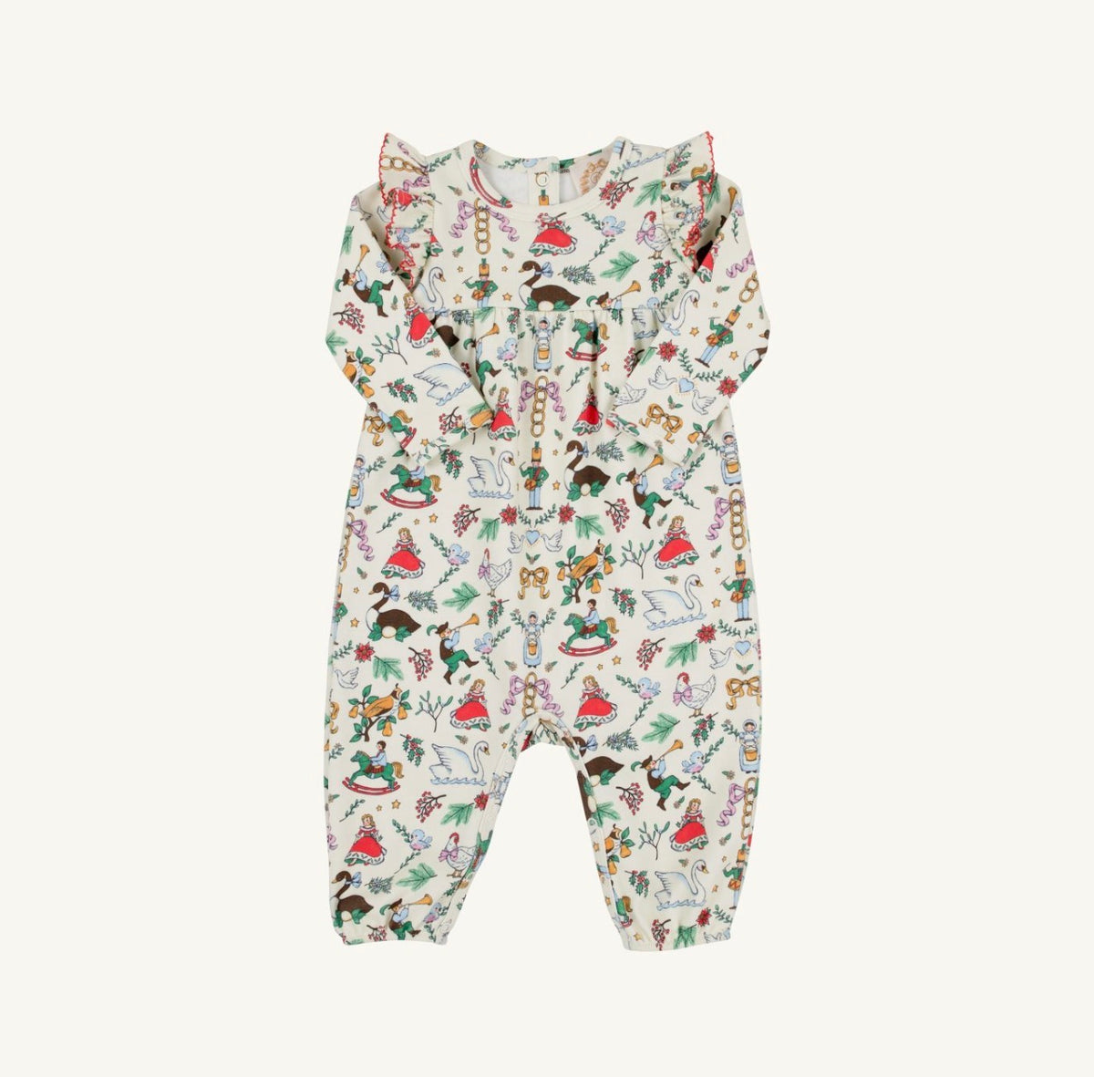 TBBC | Leigh Ann Angel Sleeve Romper - 12 Days of Christmas