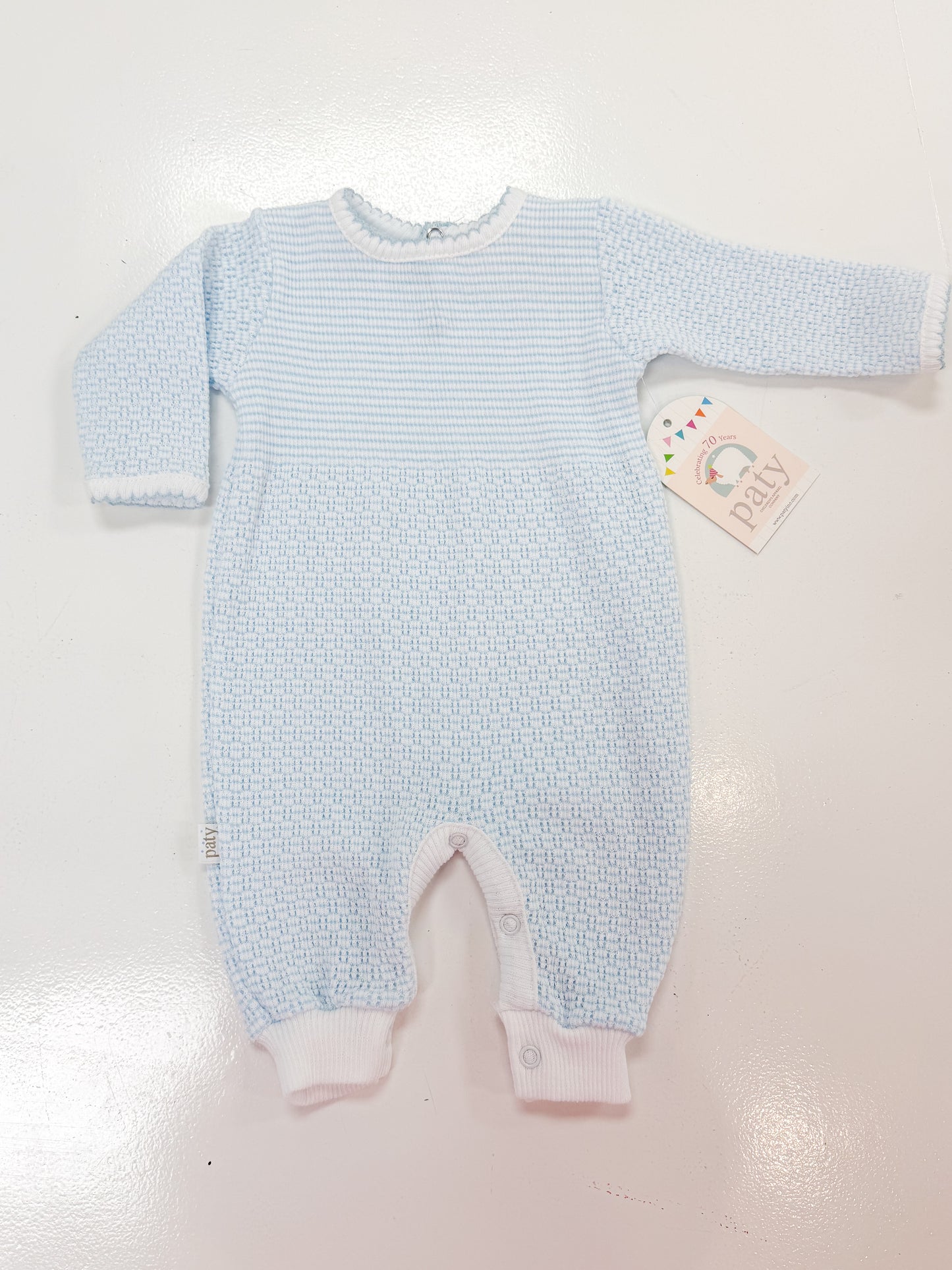 Paty | LS Romper - Blue