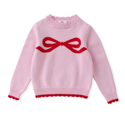 Swoon | Red Bow Sweater