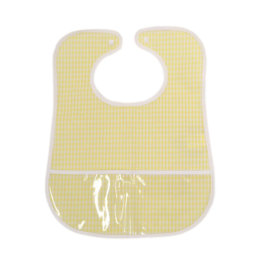 TRVL | Clean Up Bib - Gingham Buttercup
