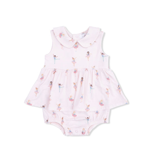 Angel Dear | Petite Ballet Peter Pan Collar Skirt Bubble