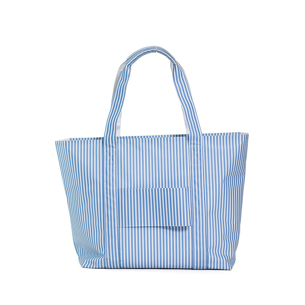 TRVL | Jumbo Tote - Pimlico Stripe Chambray