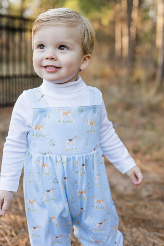 James & Lottie | White Turtleneck