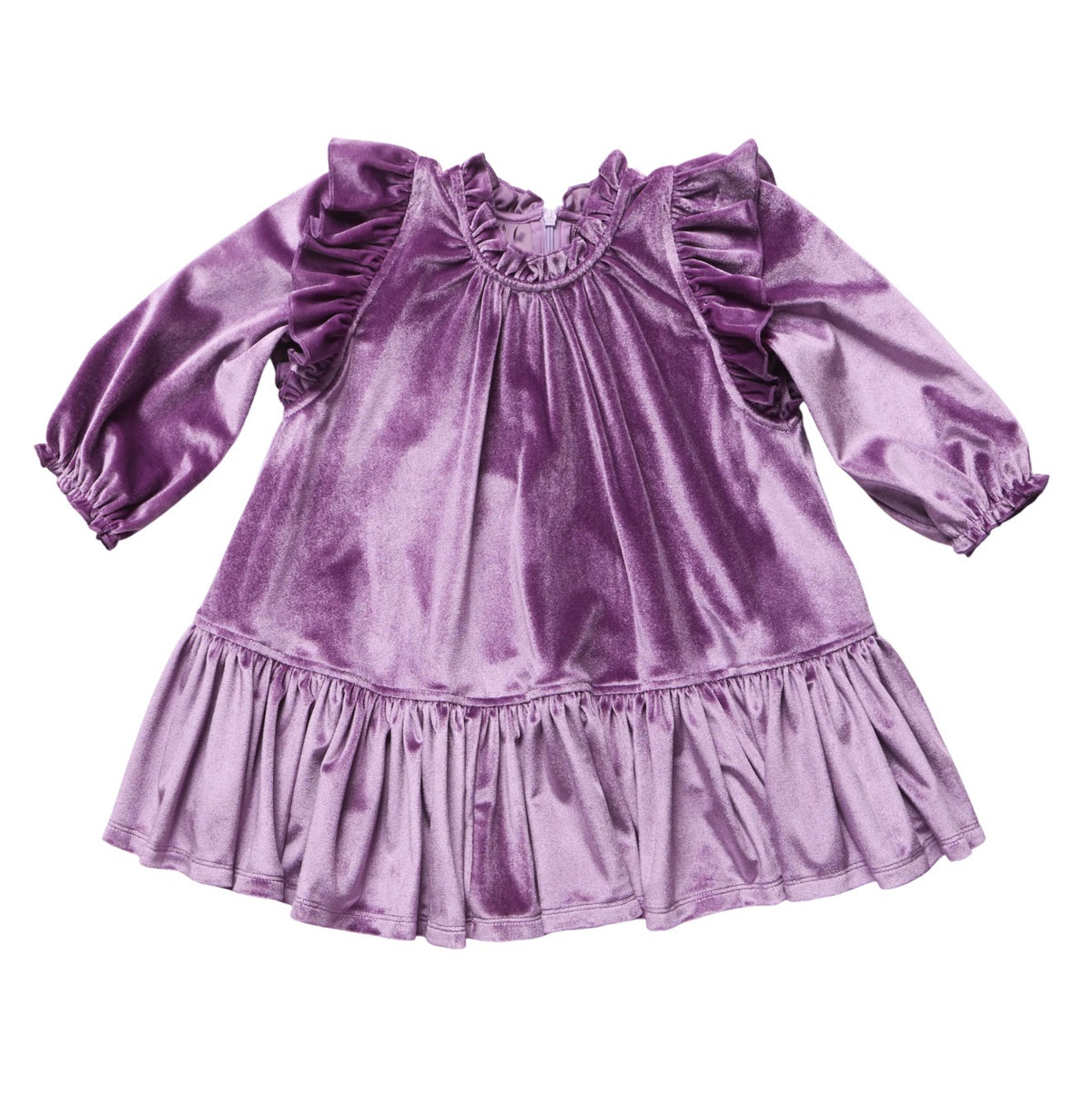 Pink Chicken | Harper Dress - Lavender Velour