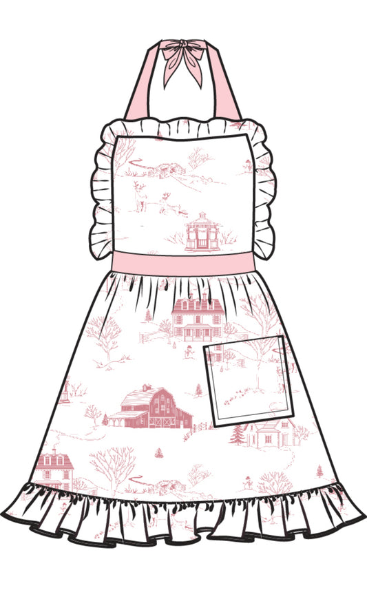 TBBC | Women's Abigail Apron - York Town Toile