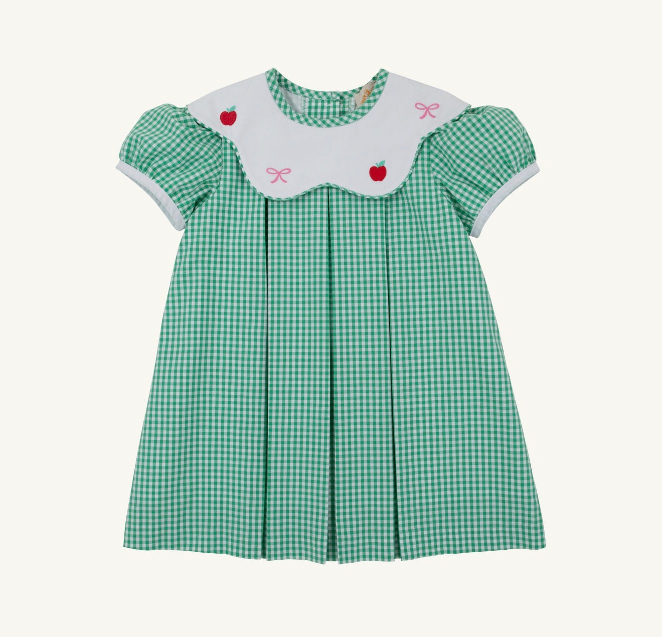 TBBC | Frenchy Frock - Gibson Island Green Mini Gingham