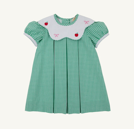 TBBC | Frenchy Frock - Gibson Island Green Mini Gingham