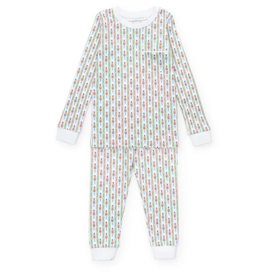 Lila & Hayes | Bradford Boys' Pajama Pant Set - Nutcracker Stripe