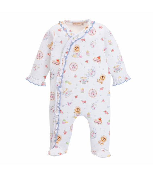 Baby Club Chic | Afternoon Paw-ty Ruffle Footie