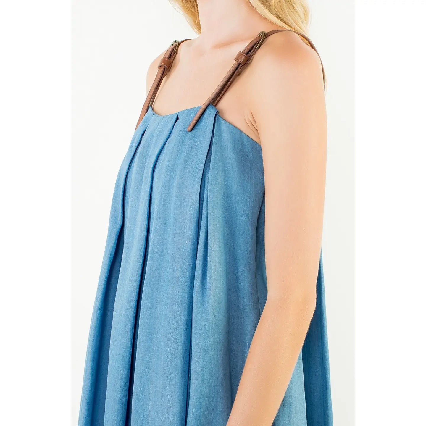 Elle Denim Midi Dress