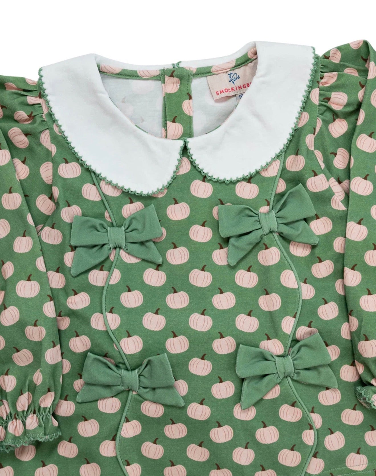 Smockingbird | Sage Green Pumpkin Knit Bloomer Set