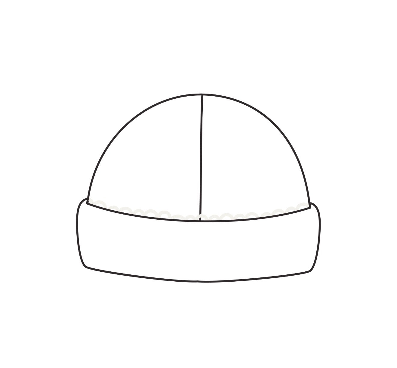 Baby Club Chic | White Crochet Trim Hat