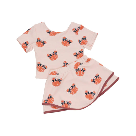 Be Girl | Pumpkin Skort Set