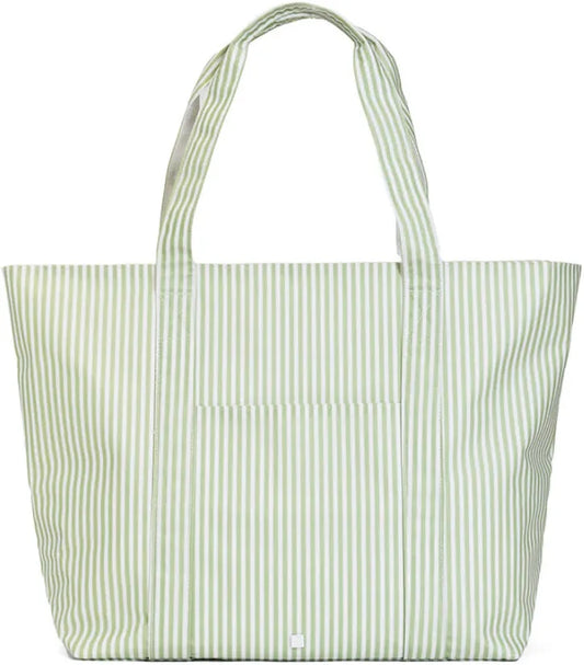 TRVL | Jumbo Tote - Pimlico Stripe Sage