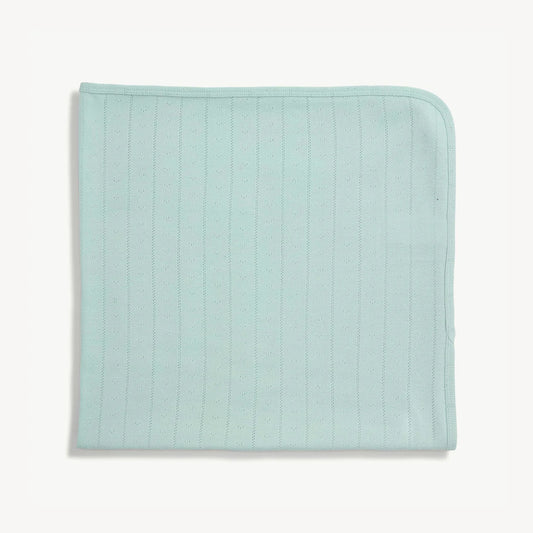 Magnetic Me | Love Lines Seagrass Pointelle Baby Blanket