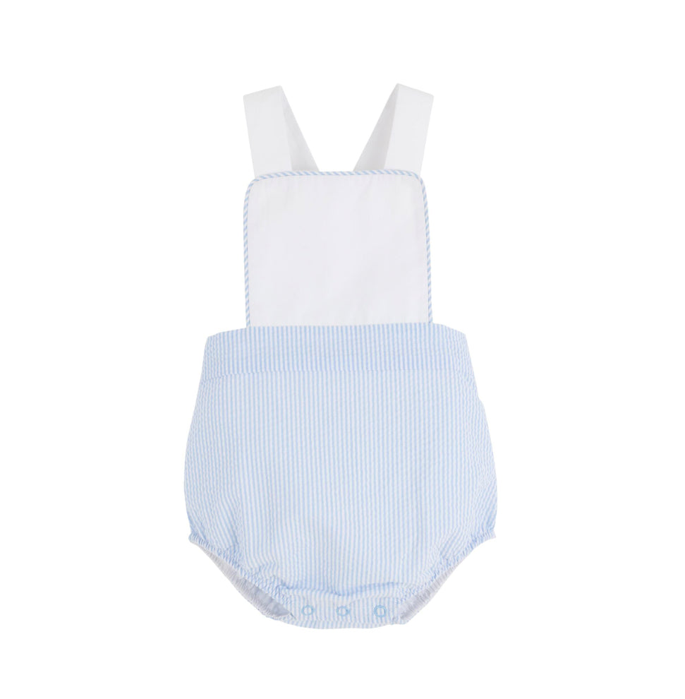 TBBC- Sayre Sunsuit Breakers Blue Seersucker