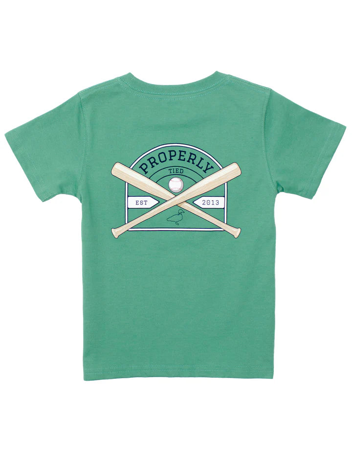 Properly Tied | Baseball Shield Ivy Tee