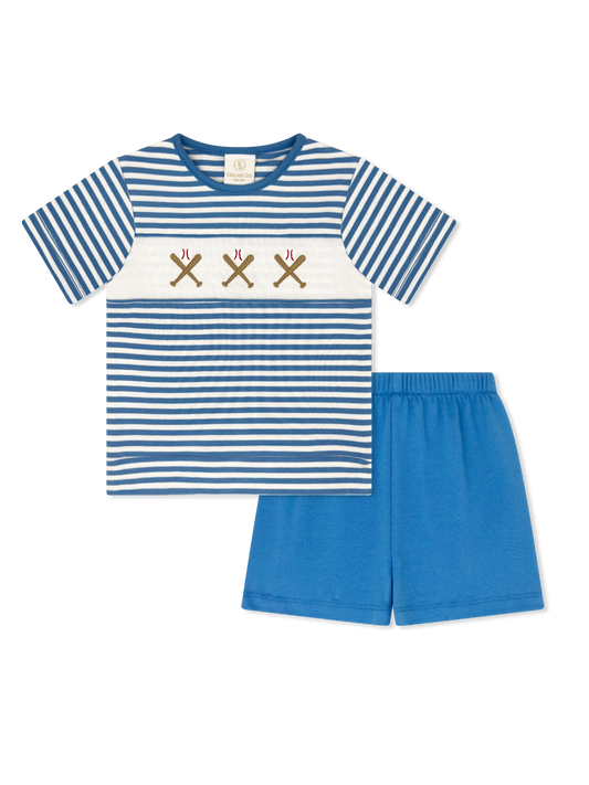 Lullaby Set | Bayou Short Set - Baseball